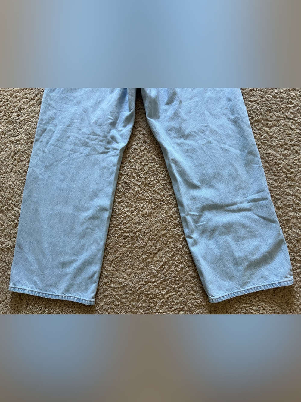 Levi’s High Waisted Light Blue Wash Straight Jeans 32 - Picture 8 of 12
